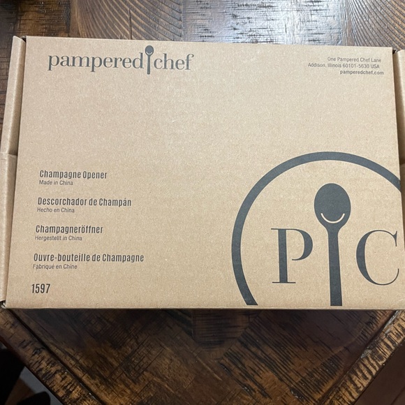 Pampered Chef Dining Pampered Chef Champagne Opener And Stopper Nib